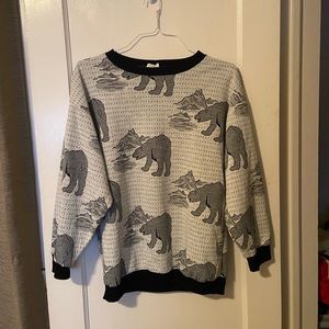 Vintage polar bear sweater/top